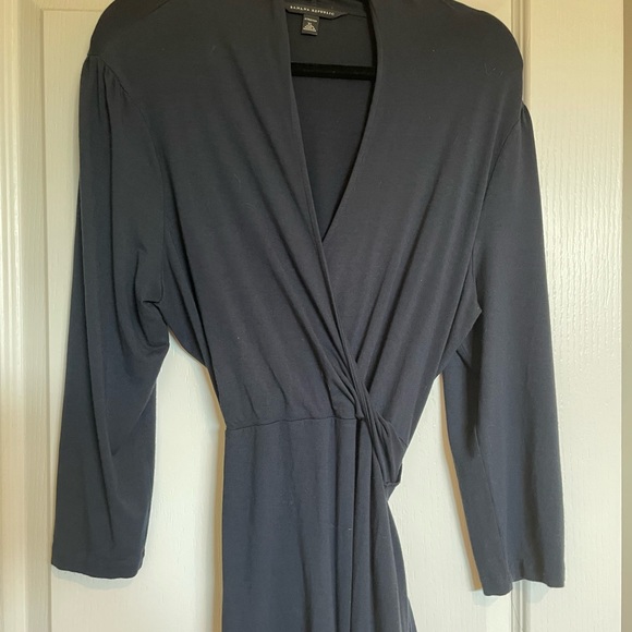 Banana Republic blue  long sleeved dress. Size  XL. - Picture 3 of 6